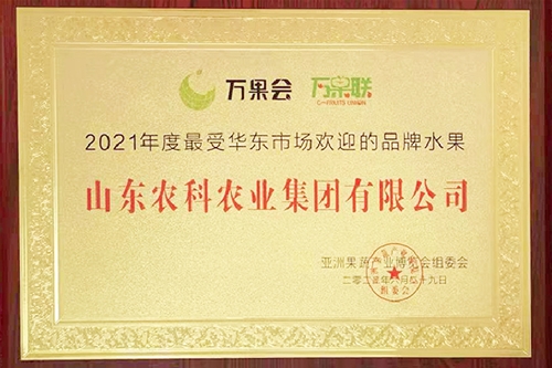 2021年度最受华东市场迎接的品牌水果