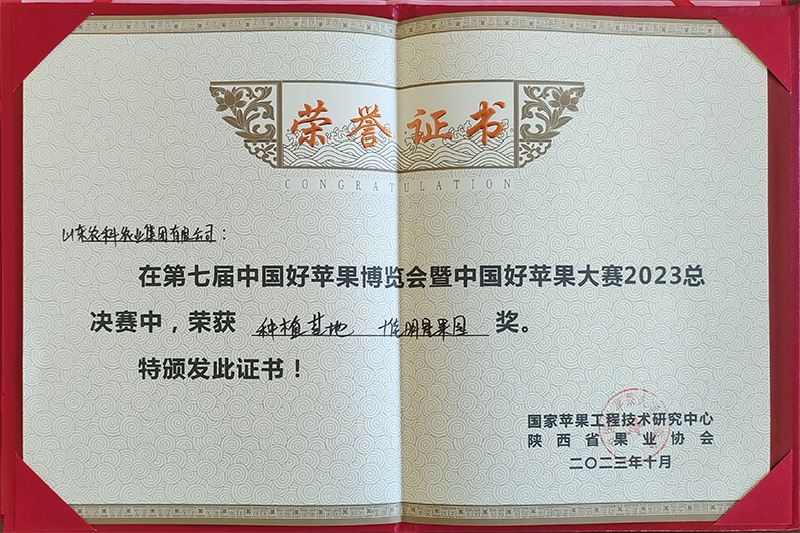 种植基地十佳苹果园