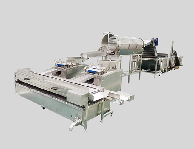 蒸煮鹌鹑蛋剥壳线